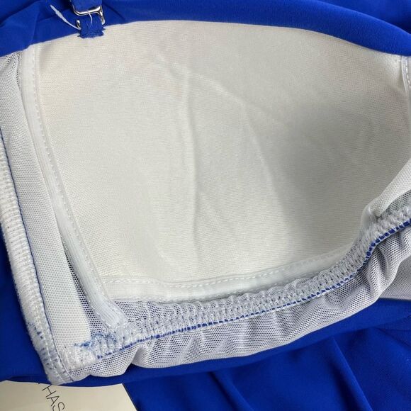 Gottex Profile Size‎ 6 Bandeau Swim Dress One Piece Swimsuit NEW Blue - Picture 11 of 14